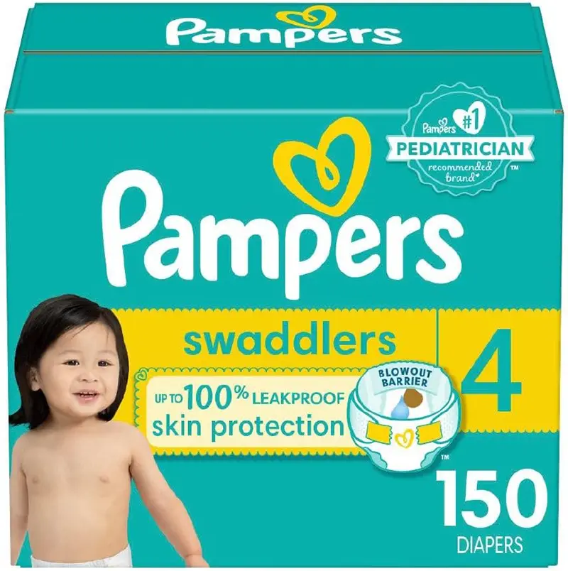 Pampers Swaddlers Diapers Size 4 Pampers Swaddlers Diapers Size 4