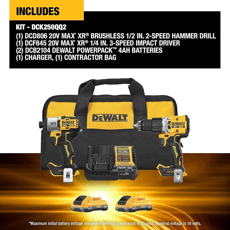 DEWALT 20V MAX XR combo kit