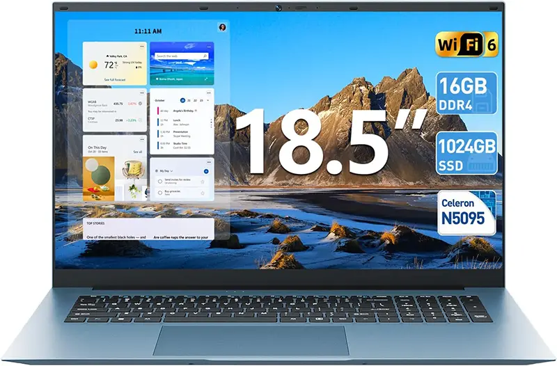18.5 Inch Laptop 16GB RAM 1TB SSD Review