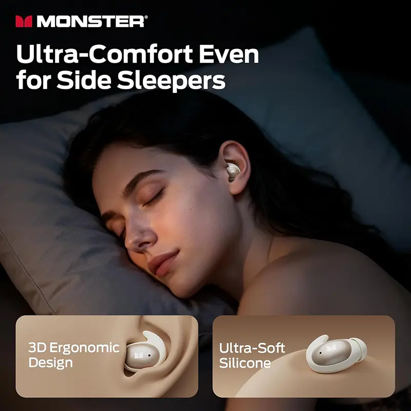 Monster sleep earbuds for side sleepers Monster sleep earbuds for side sleepers