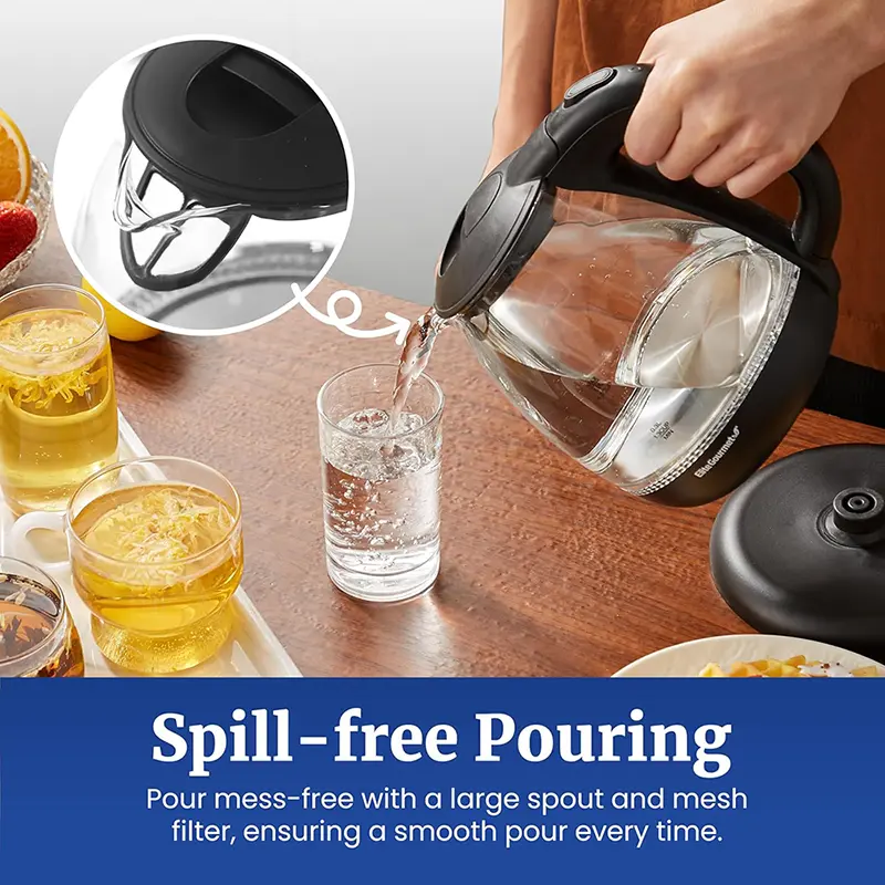 Electric Glass Kettle off