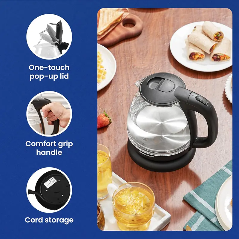 Electric Glass Kettle off Electric Glass Kettle off