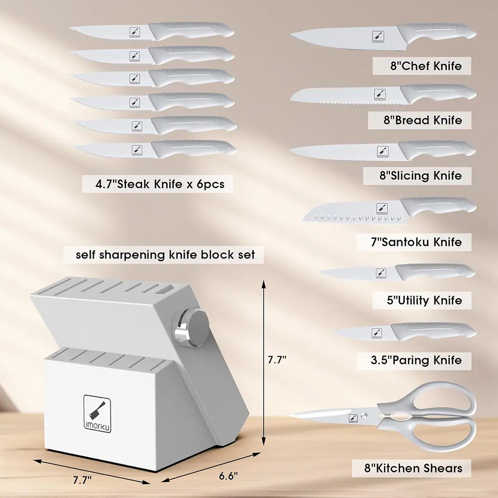 Japanese stainless steel knife set