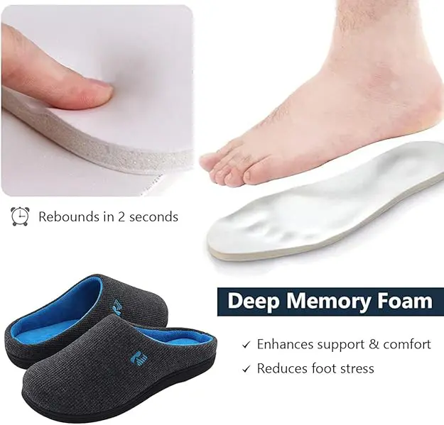 Memory Foam Slipper off
