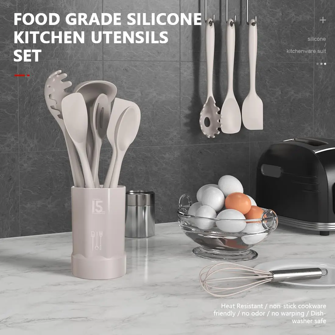 Silicone Cooking Utensils Set