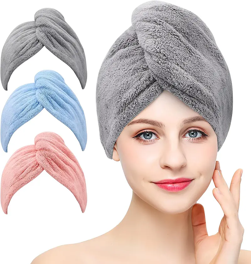 Microfiber Hair Towel off