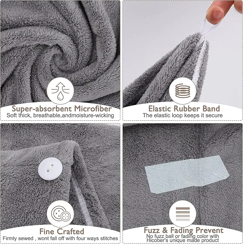 Microfiber Hair Towel off