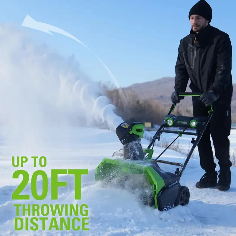 Greenworks 40V 20-Inch Brushless Cordless snow Blower
