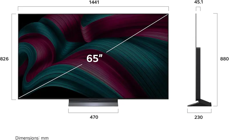 LG 65-Inch C5 OLED evo 4K Smart TV