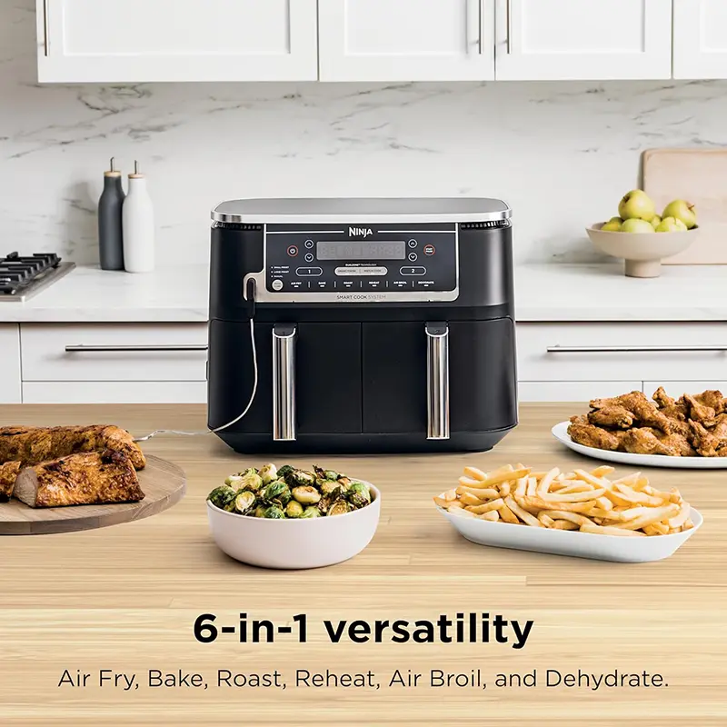 Ninja Foodi 10 QT 6-in-1 DualZone Smart XL Air Fryer