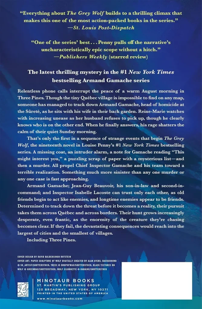 Grey Wolf Review LouisePenny