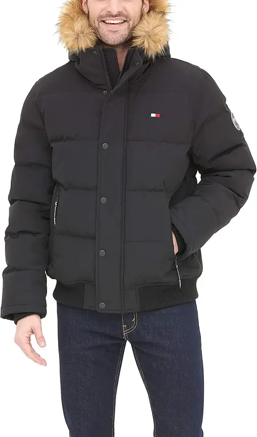 Tommy Hilfiger Men’s Quilted Snorkel Jacket
