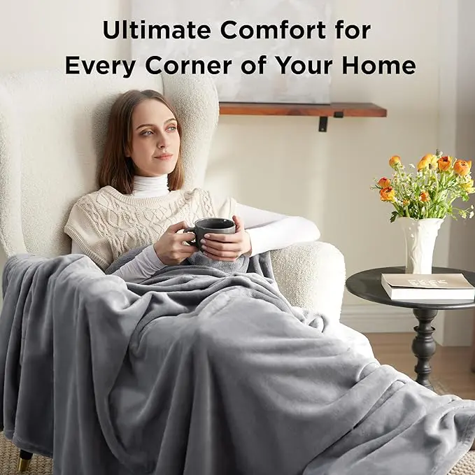 Bedsure Throw Blankets off