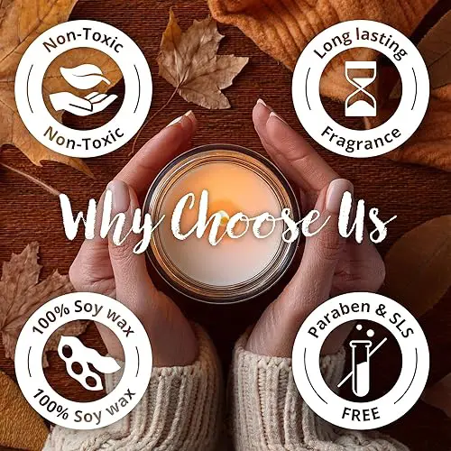 Cinnamon Roll Christmas Candle