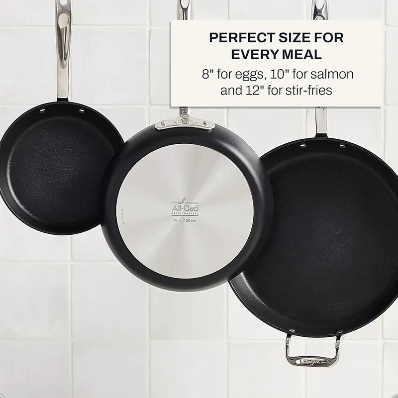 All-Clad nonstick fry pan set