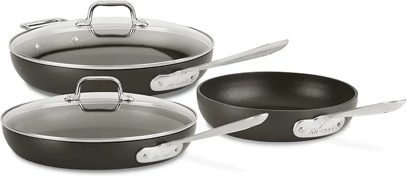 All-Clad nonstick fry pan set
