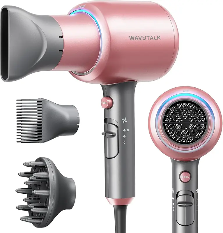 ionic hair dryer with diffuser