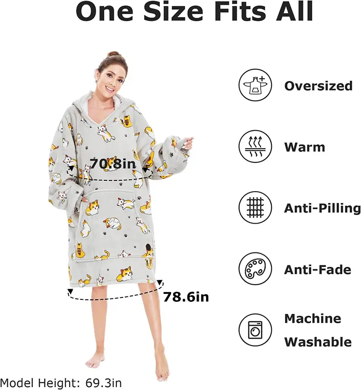 wearable blanket hoodie wearable blanket hoodie