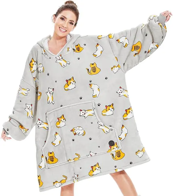 wearable blanket hoodie