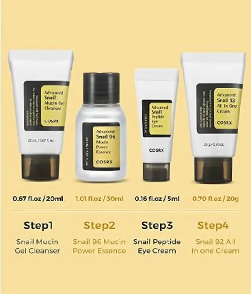 COSRX Snail Trial Kit Here