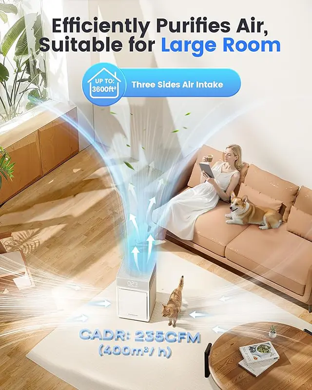 Large Room Air Purifier with PM2.5 Display review Large Room Air Purifier with PM2.5 Display review