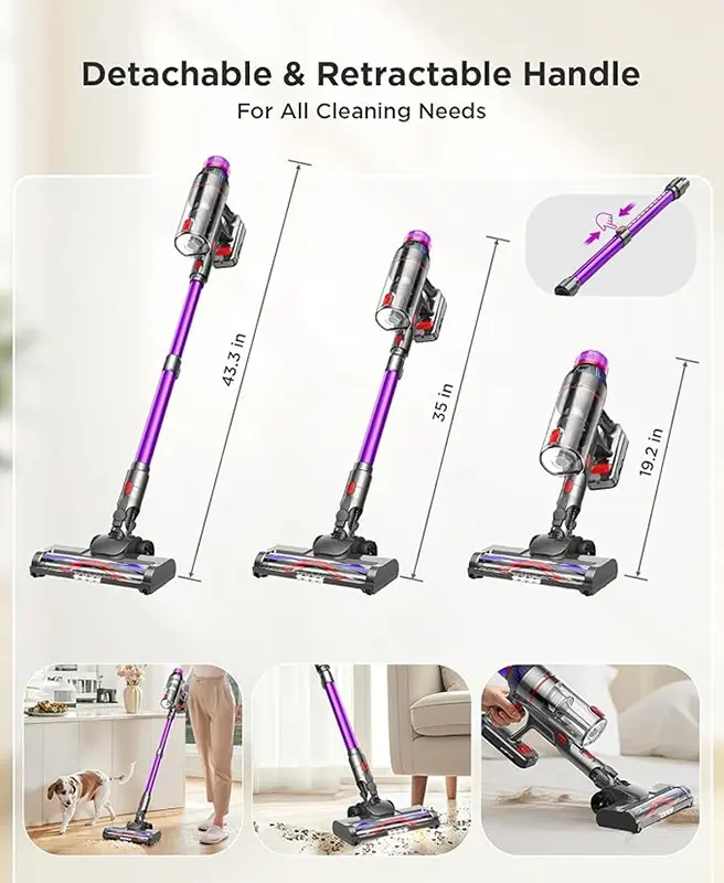 Cordless Stick Vacuum Cleaner 550W review