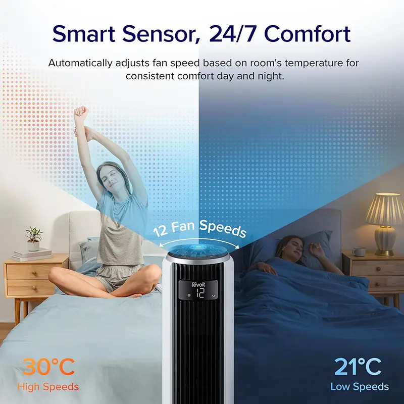 quiet tower fan